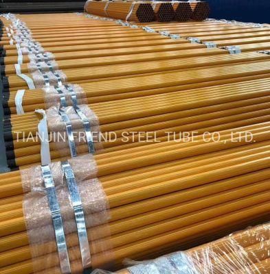 Construction BS1387 Firework Galvanized Painted Steel Pipe