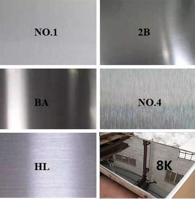 AISI 304/316/316L/430 Stainless Steel Plate Steel Sheet No. 4 with PVC Film