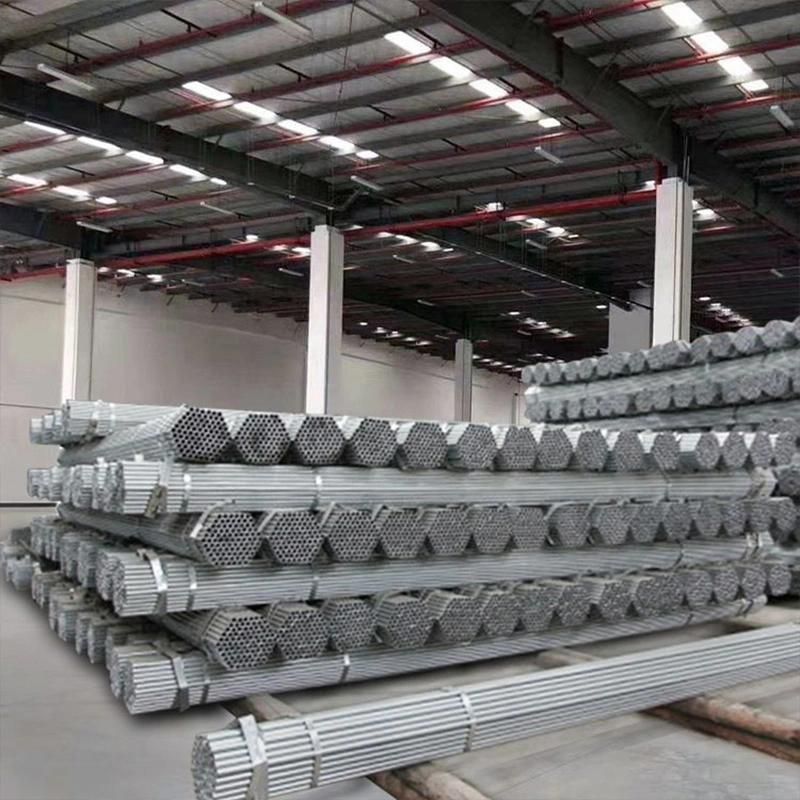 Hot Dipped Galvanized Greenhouse Frame Welded Carbon Steel Pipe Steel Floor Decking