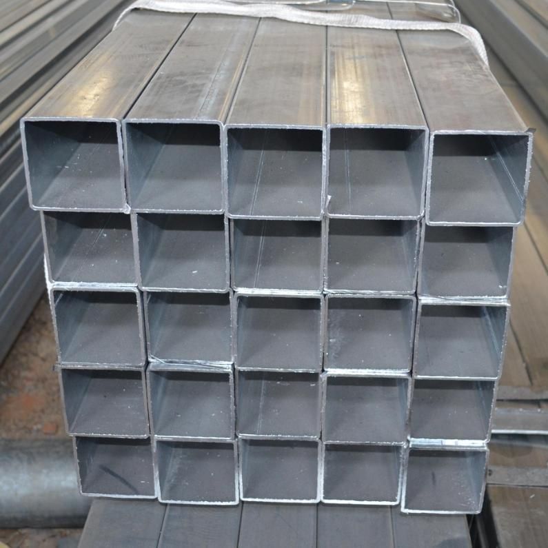 2inch 25X25 Zinc Coating Steel Iron Tube Pipe A53 Square Ms Hollow Section Pipe Price