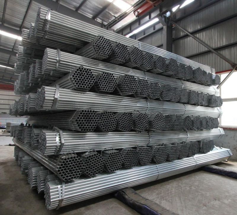 A500 A53 Hot Dipped Carbon Seamless Steel Pipes for Oil and Gas