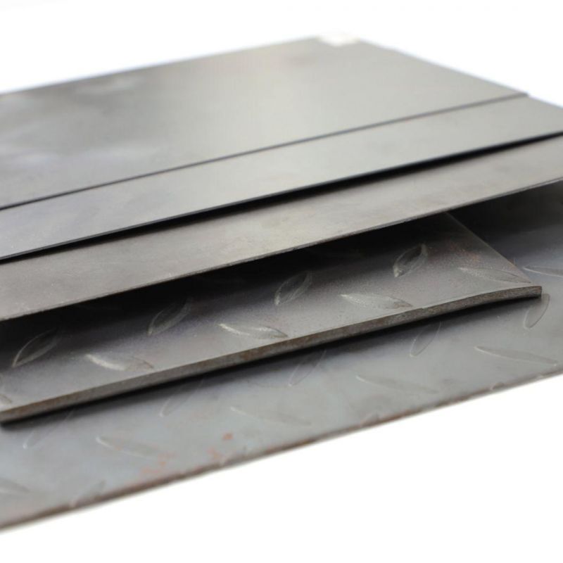 Q235B Q355b China Factory Price Mild Steel Chequered Plate/ Checkered Steel Plate Chequer Plate
