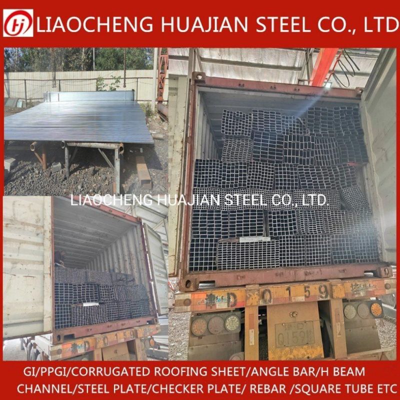 Hollow Section Square Rectangular Black Galvanized Steel Tube Supplier