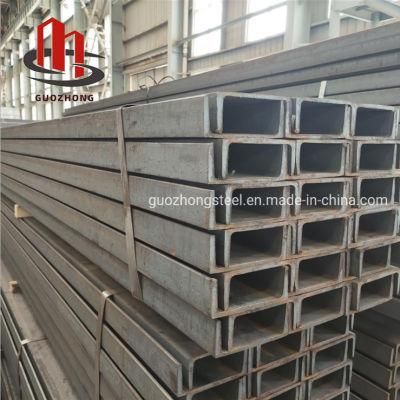 Hot Sale Hot Rolled U Iron Beams Galvanized Gi Section Steel Black Carbon Steel Profiles C Channel Factory Price
