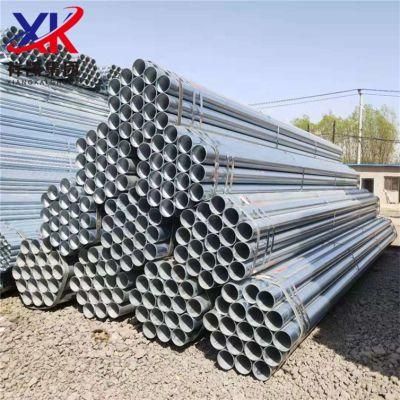 Hot DIP Galvanized Steel Round Pipe Structural Gi Scaffolding Steel Tube 1.5 /2.5 /3.5 Inch Galvanized Pipe with Couplers