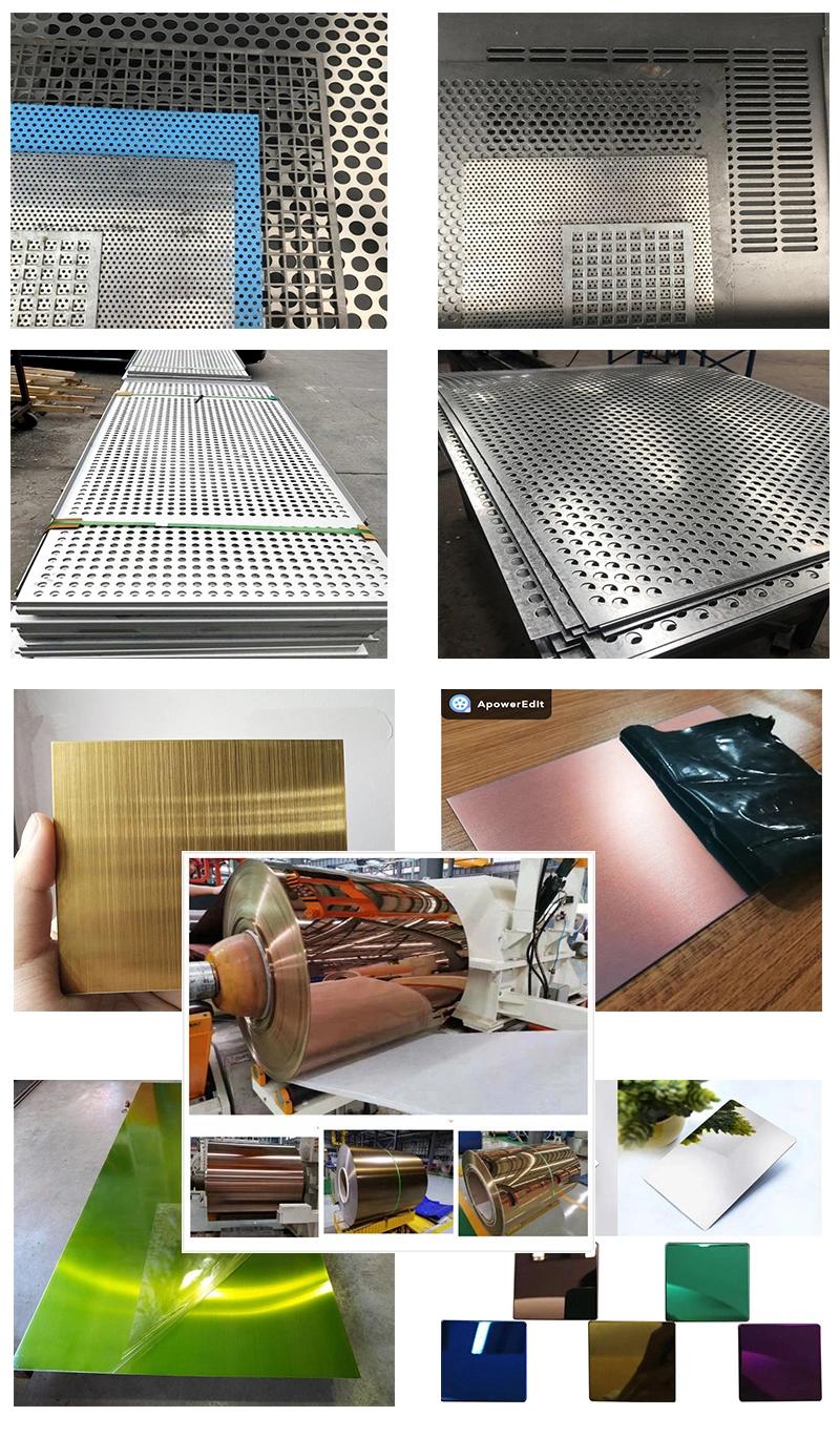 ASTM 201 304 316 Metal Material Perforated Stainless Steel Sheet