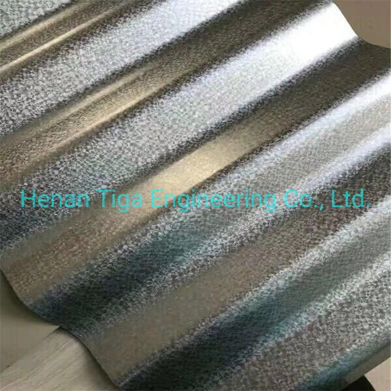 Chile 55%Al Az150g Anti-Finger Print 0.35*850*3660mm Hot Dipped Corrugated Zincalum Roofing Sheet