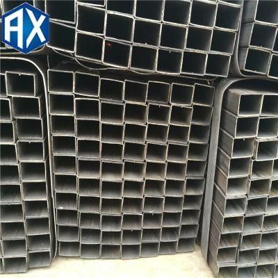 Hot Selling Q235 50mmx50mmx1mm Ms Black Square Steel Pipe