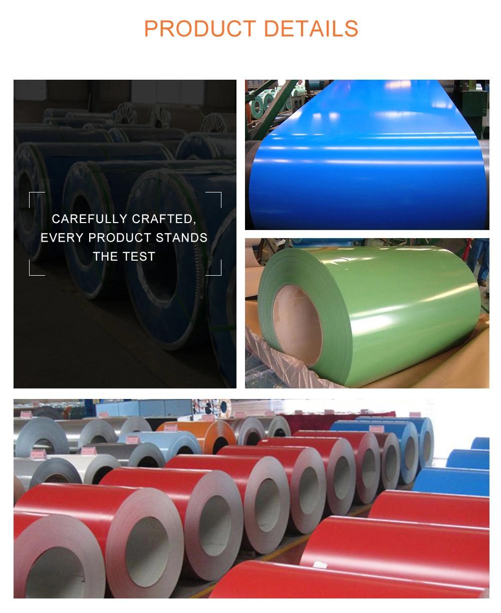 Roofing Material Prepainted Gi Steel Coil / PPGI / PPGL Color Coated Galvanized Steel Sheet in Coil