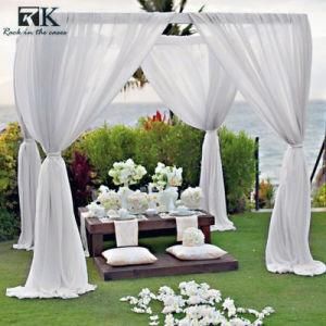 Hot Adjustable Pipe and Drape Used for Wedding with White Chiffon