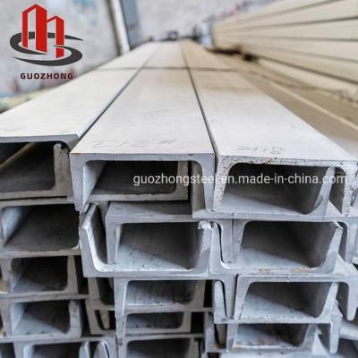 ASTM A276 201 304 316L 321 2205 2507 Stainless Steel C U Channel Price
