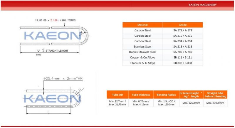 SA 213 Carbon Steel Heat Exchanger Seamless Stainless Steel U Bend Tube