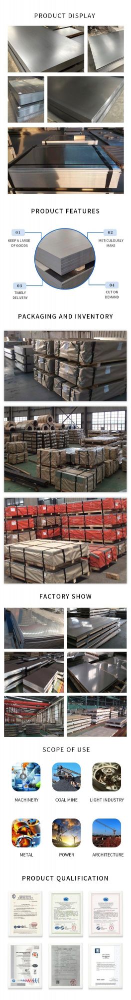 SPCC Bright Annealed CRC Cold Rolled Galvanized Steel Sheet for Africa Building Material