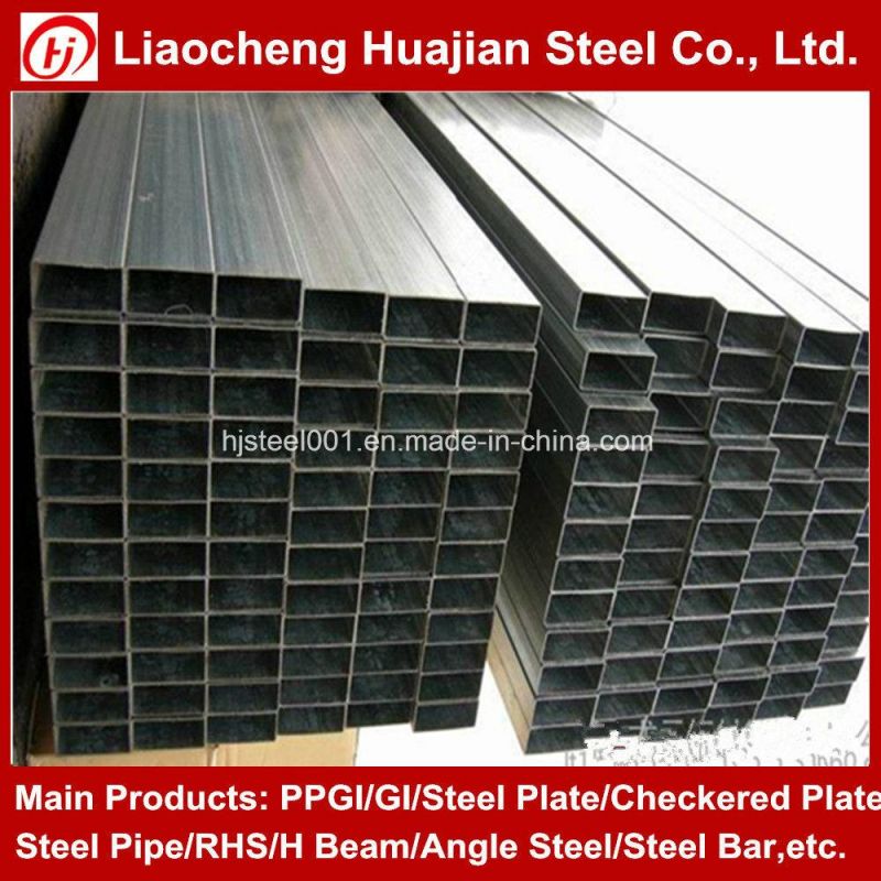 60*120mm Weld Rectangular Pipe for Construction