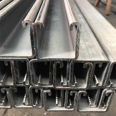 41X41 41X21 41X52 Hot DIP Galvanized Steel C Purlin Unistrut C Channel for Solar Frame Installation