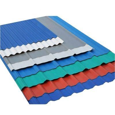 JIS 0.12-2.0mm*600-1250mm Sheet Galvanized Steel Color Coated Corrugated Roofing with ISO