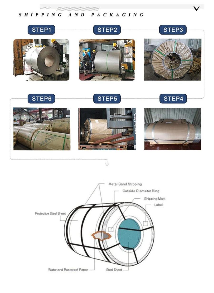Made in China Factory Direct Sheet 201 304 2b Cold Rolled Stainless Steel Coil Price