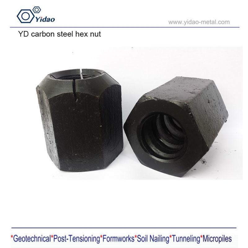 Anchor Hex Nut for Threaded Rod Tie Rod System