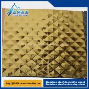 201 304 Titanium Decorative Stainless Steel Sheet Size Diamond Square
