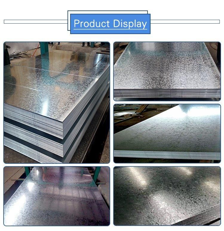 Gi Gl Galvanized Zinc Coated Metal Steel Sheet Z275 Galvanized Steel Roofing Sheet with Galvanized Steel Panels