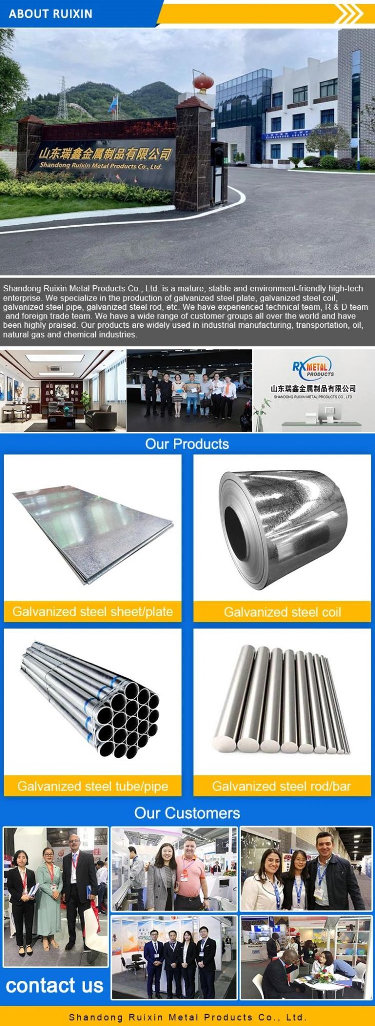 Building Material Steel Product Galvanized Steel Coil for Construction