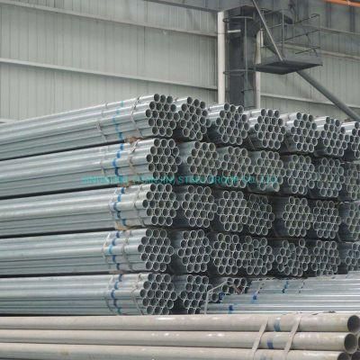 BS1387 Pre/Hot DIP Galvanized Round Steel Tube with Zinc Coat