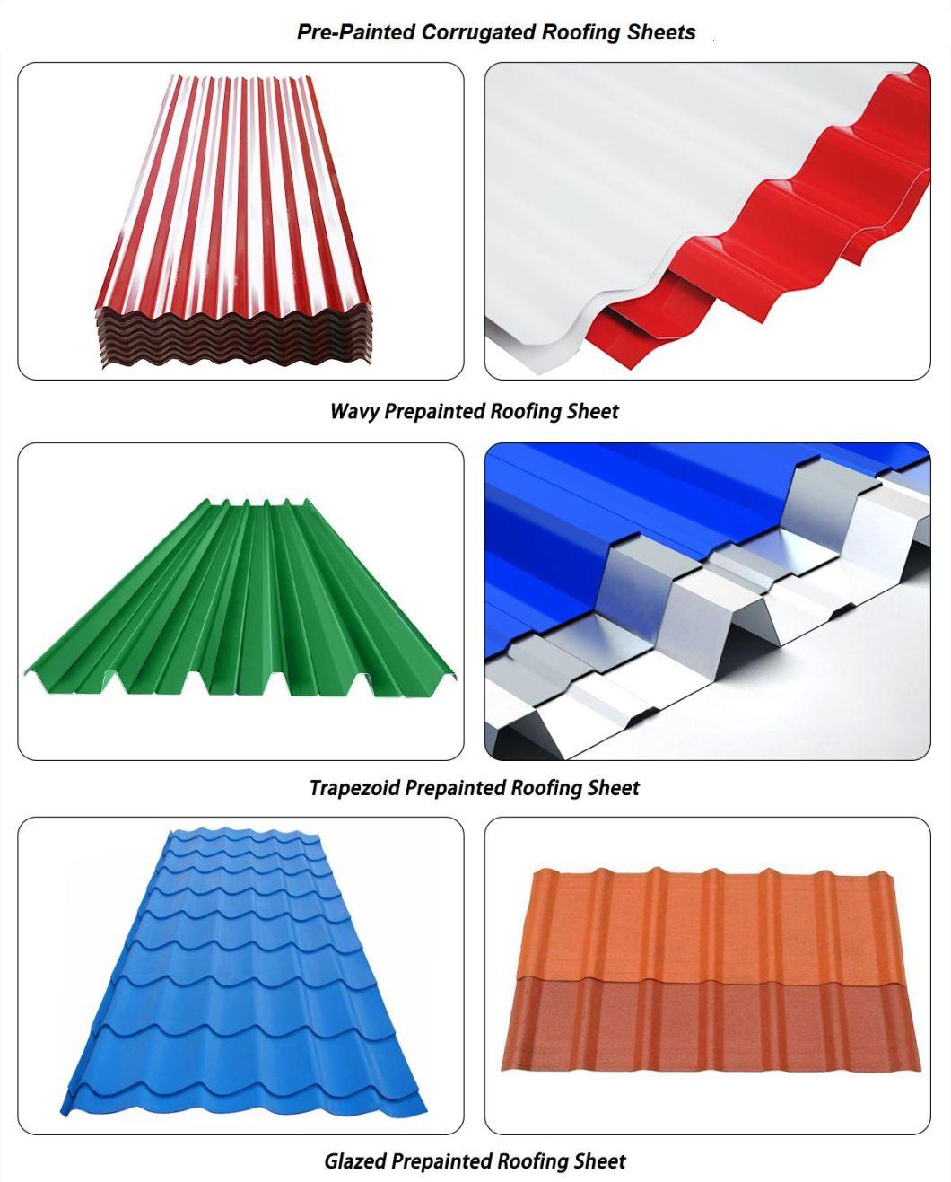Roofing Materials Corrugated Roofing Sheet Galvanized Steel Sheet for Prefabricated House Container