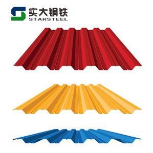 Building Material Gi Prepaint Galvanized Corrugated PPGI Steel for Roofing Sheet