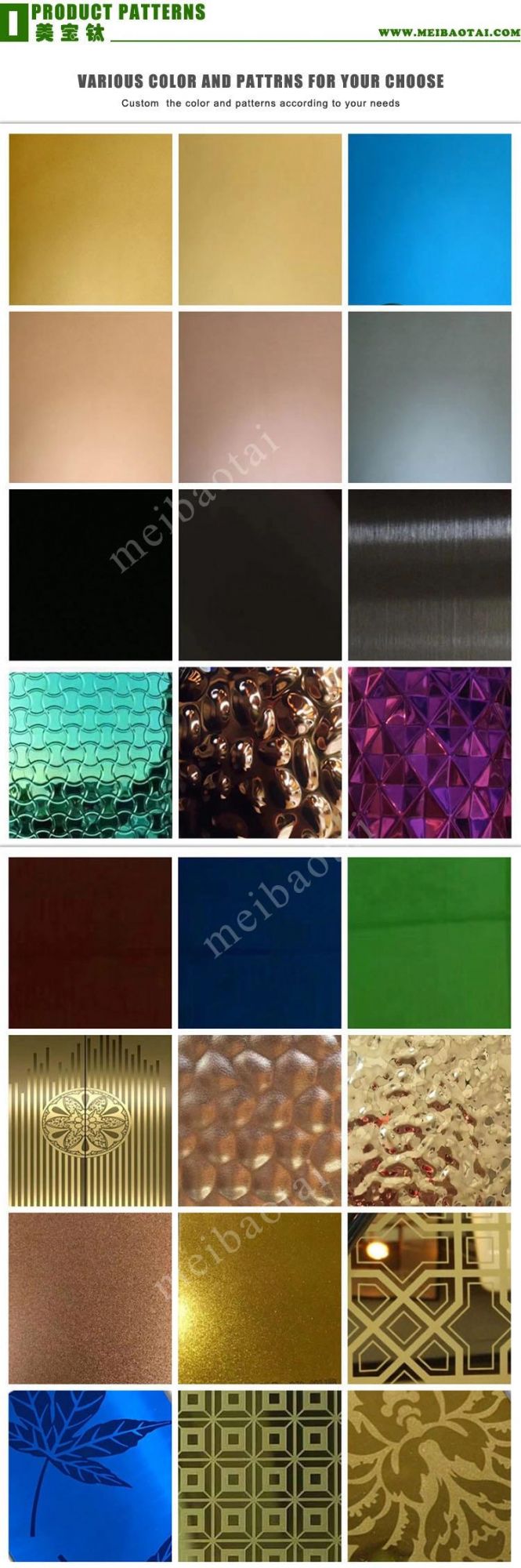 Cold Rolled Plate High Grade 304 316 Stainless Steel Sheet PVD Color Coating 8K Mirror Polish Vienna Hotel Wall Door Decorative Plate Stainless Steel Plate