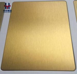 Matt Anti-Fingerprint Satin Hairline Stainless Steel Colored Sheets for Interior Decoration