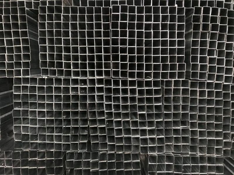 Black Annealed Steel Welded Pipe Square Tube Thickness 0.5mm 0.6mm 0.7mm 0.8mm 0.9mm