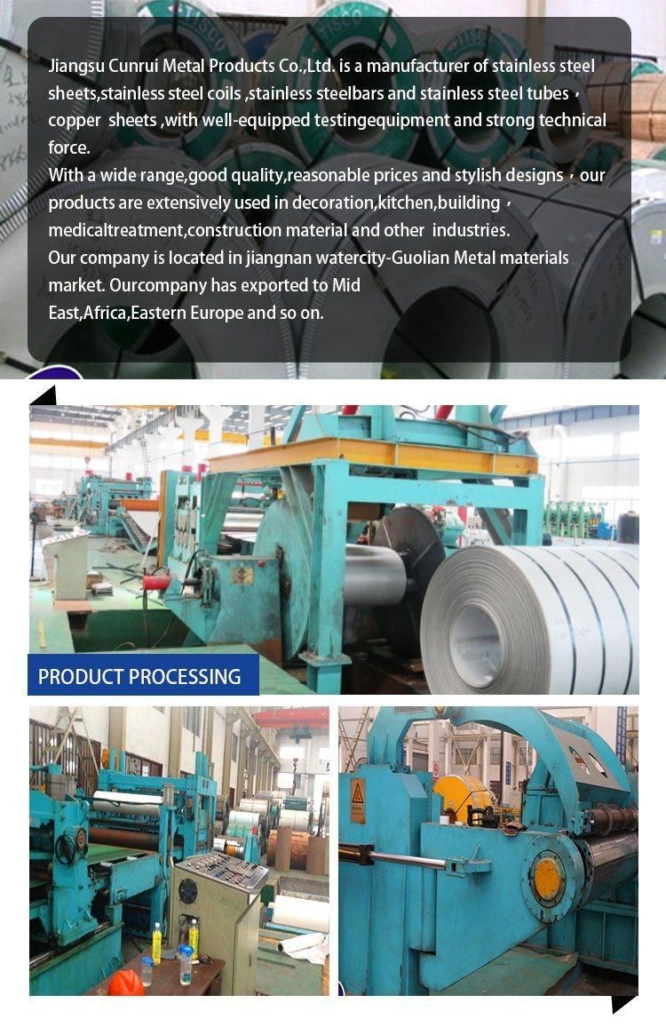 201 304 316L 304L 430 439 441 409 Stainless Steel Coil Price Half Hard 2b Ba Stainless Steel Coil