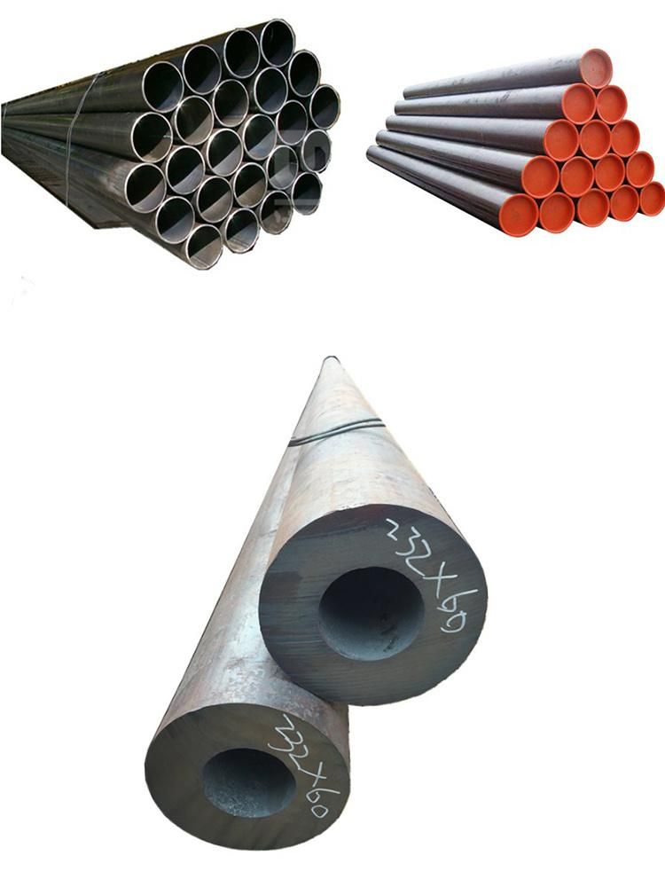 China Supplier Round Square Black Carbon Steel Pipe