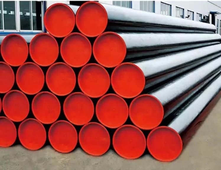 Plain ASTM A106 Round Seamless Steel Pipe for Pipeline