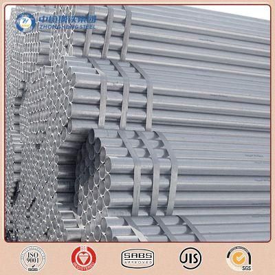 Stock Poducts Scaffolding Hot DIP Galvanized Stk400 Steel Tube Carbon Welded ASME B36.10 ERW Metal Gi Pipe