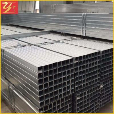 Gi Square Tube 20X20 25X25 40X40 20X40 30X50 40X60 Galvanized Steel Rectangular Pipe