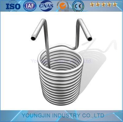 Home Brewing Beer 304 316L Stainless Steel Wort Chiller Wort Cooler Beer Cooler Coil Cooler