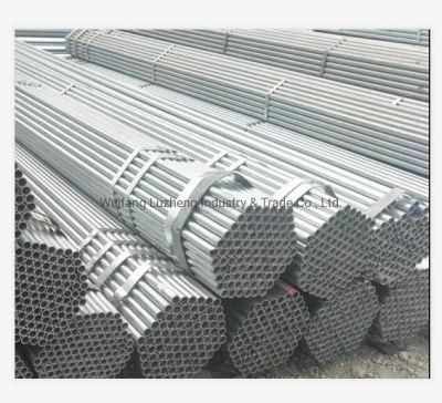 China Factory Galvanized Fence Tube, Galvanized Greenhouse Steel Tube En10219 S235jrh S355j2h Q235B Q195b