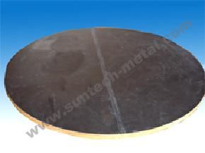 Explosion Bonded R60702/A516 Gr. 70 Zirconium Clad Plate / Tubesheet