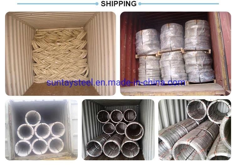 Smooth Oval Galvanized Steel Wire Is for Cattle Fence in South American Area.