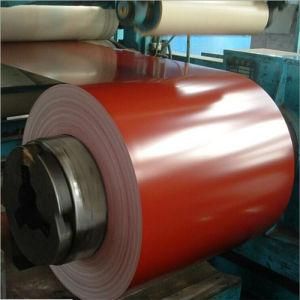 Dx51d PE PVC Plastic Film PPGI PPGL Prepainted Galvanized Steel Coil for Roofing Sheet