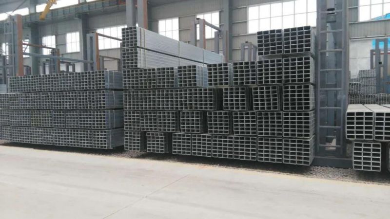Ms Hollow Section Square Pipe Hollow Iron Pipe Welded Black Steel Pipe