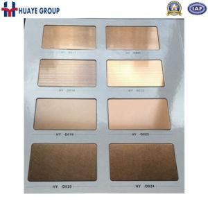 High Quality PVD Colored Stainless Steel Sheet Metal Plate Wall Panel