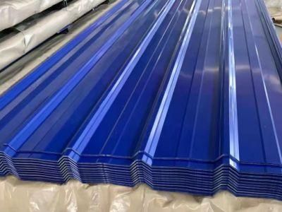 PPGL Color Coated Galvalume Az150 Corrugated Profile Roofing Sheet