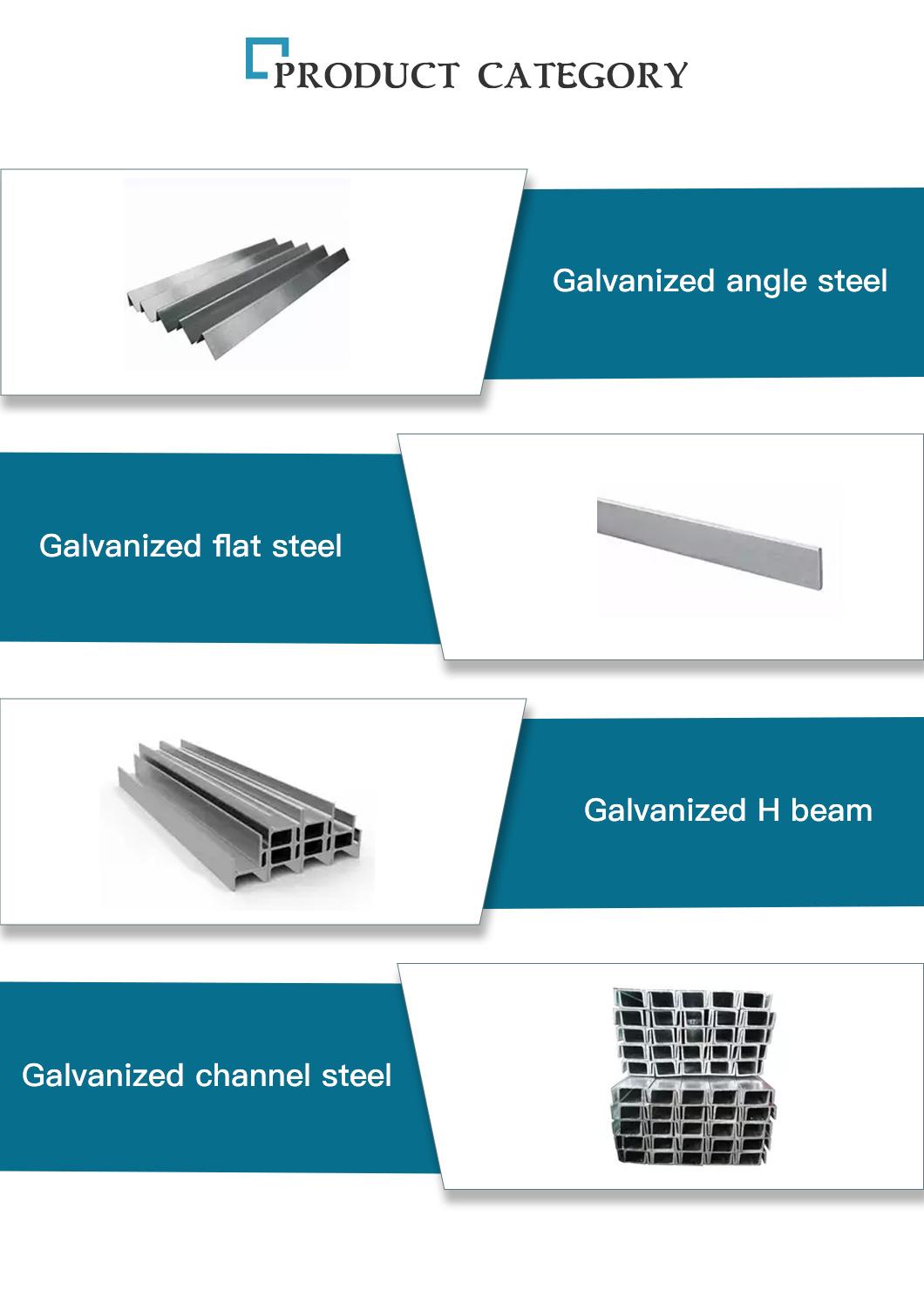 Ss355jr Hot-Rolled Galvanized Equilateral Angle Steel Profile