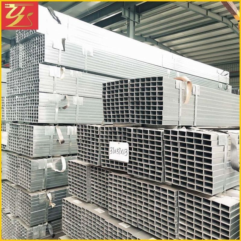 Low Price Shs Rhs Pipe Hollow Section Galvanized Black Rectangular Steel Pipe and Tube in China