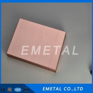 Cold Rolled Inox 201 304 430 316 Rose Gold Hairline Hl Finish Stainless Steel Sheet for Decoration