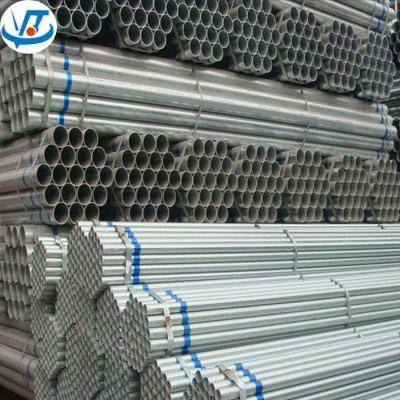 1 Inch Carbon Steel Water Pipe ERW Pre Galvanized Round Gi Pipe Galvanized Water Piping