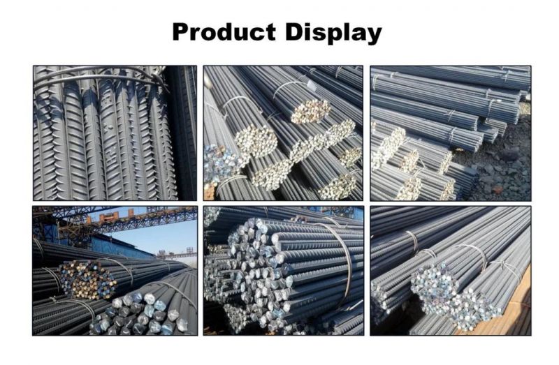 Factory Supply 8-32mm Ss400 S355 HRB400 HRB500 Iron Deformed Steel Bar Rod Grade 60 Hot Rolled Steel Rebar Sch 40