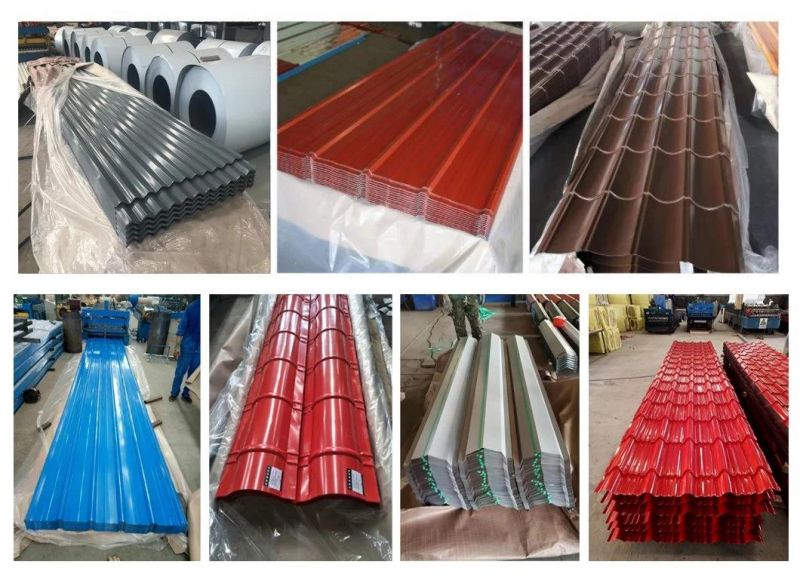 Building Material Color Coated PPGL Corrugated Roofing Sheet
